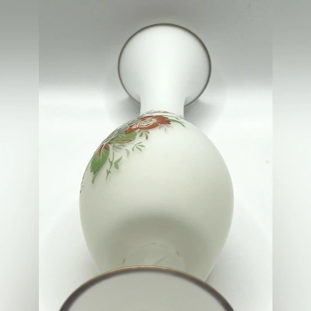 Vintage Westland Co San Leandro CA Satin Etched Vase Japan
